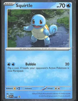 Squirtle (Cosmos Holo) #048 Promo SV: Scarlet & Violet Promo Cards NM - Image 1
