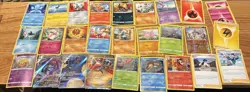 Lot Of 28 Pokemon TCG Cards Near Mint Ungraded, Reverse Holos Rare Collectibles - Image 1