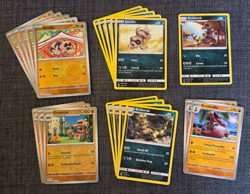Sandile (10x), Krokorok (8x), & Krookodile (2x) - Pokemon Cards mini-set - Image 1