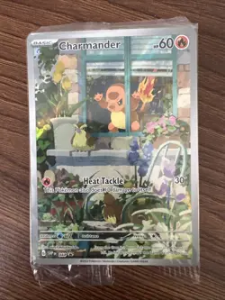 Pokemon TCG Charmander Obsidian Flames #044 Black Star Promo Card, Sealed - Image 1