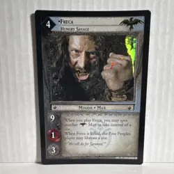 Decipher FOIL Freca Hungry Savage Minion Set 9R+2 The Lord of the Rings TCG Card - Image 1