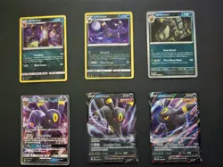 Pokemon TCG Umbreon 6 Card Lot GX V Promos Holos - Image 1