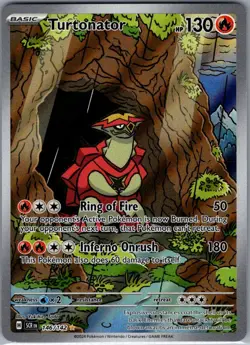 Turtonator 146/142 SV07: Stellar Crown - Pokemon Card - NM - Image 1