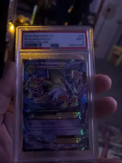 Pokemon TCG M Alakazam EX FATES COLLIDE 2016 Card PSA 9 - Image 1