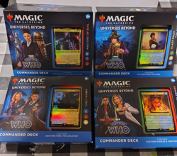 MTG - Doctor Who Commander Decks - ALL 4 FACTORY SEALED, New - Image 1