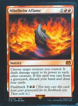 Nibelheim Aflame 146 regular NEAR MINT Final Fantasy - Image 1