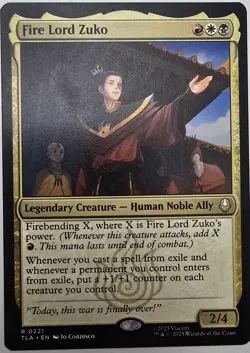 Fire Lord Zuko Commander Deck – Avatar MTG EDH – Exile & Firebending Aggro - Image 1