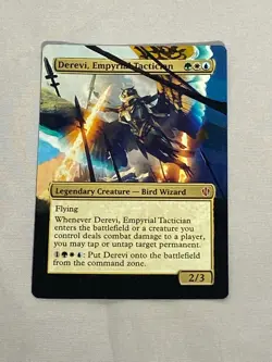 MTG Altered Derevi, Empyrial Tactician Commander 2013 Magic the Gathering - Image 1
