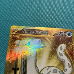 Pokemon TCG English Chien-Pao EX 274/193 Gold Hyper Rare SV02 Paldea Evolved - Image 2