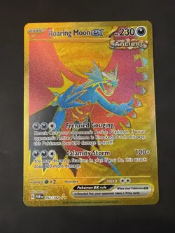 Roaring Moon ex 262 2023 Pokemon Paradox Rift Hyper Rare Card NM+ - Image 1