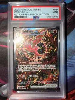 2025 POKEMON MEP ULTRA-PREMIUM COLLECTION PROMO #024 ORICORIO EX PSA 9 - Image 1