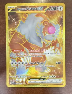 Pokemon Bloodmoon Ursaluna ex Sv06 Hyper Rare Holo 222/167 - Image 1