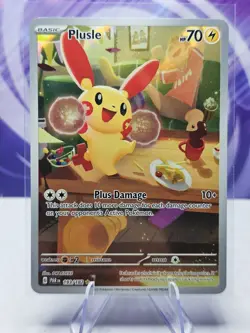 Pokemon TCG Plusle 193/182 Paradox Rift Holo Illustration Rare NM - Image 1
