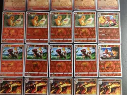 24 Lot Pokemon TCG S-Chinese with 8 different Charmander Charmeleon Holo SE58 - Image 2