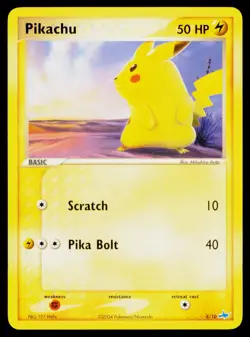 Pikachu - Normal 6/10 Common Pokemon EX Trainer Kit 1: Latias & Latios NM - Image 1