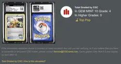 CGC 10 Victory Cup 1st Place (Battle Road Autumn 2012) Pokemon Trophy Promo BW31 - Image 4