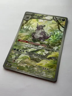 2023 Pokemon Nidoking 174/165 Sv: Scarlet & Violet 151 Illustration Rare - Image 3