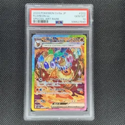 Flareon ex - 202/187 - SAR - Terastal Festival - Japanese - Pokemon - PSA 10 - Image 1