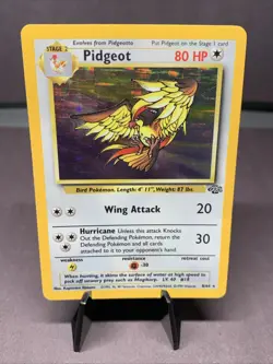 Pokemon TCG Pidgeot 8/64 Jungle Set Holo Rare WOTC VTG 1999 LP - Image 1