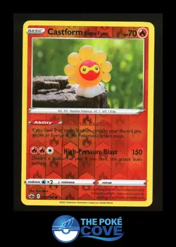 Castform Sunny Form 022/198 | Chilling Reign Reverse Holo | NM Yuka Morii - Image 1