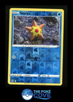 Staryu 030/172 | Brilliant Stars Reverse Holo | Pokemon Common | NM Yuka Morii - Image 1