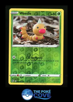 Weedle 002/073 | Champion's Path | Pokemon Common | NM Yuka Morii - Image 1