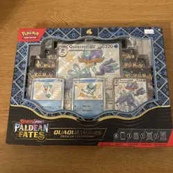 Pokemon TCG Paldean Fates Quaquaval ex Premium Collection - Factory Sealed. - Image 1