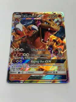Pokemon TCG Charizard Gx 20/147 Holo Rare Sun & Moon Burning Shadows LP - Image 4