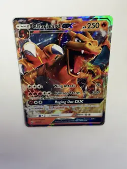 Pokemon TCG Charizard Gx 20/147 Holo Rare Sun & Moon Burning Shadows LP - Image 5