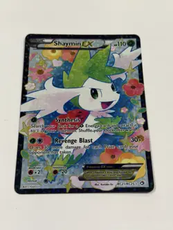 Pokemon TCG Shaymin Ex RC21/RC25 Ultra Rare Full Art Holo Legendary Treasures LP - Image 4