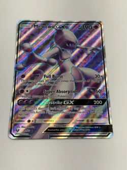 Pokemon TCG Mewtwo Gx 72/73 Ultra Rare Full Art Holo Shining Legends Near Mint - Image 4