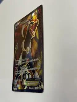Pokemon TCG Houndoom Ex 153/162 Ultra Rare Full Art Breakthrough Heavily Played - Image 2