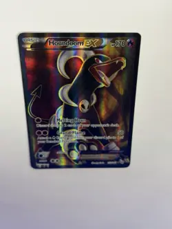 Pokemon TCG Houndoom Ex 153/162 Ultra Rare Full Art Breakthrough Heavily Played - Image 5
