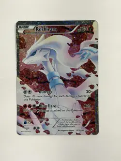 Pokemon TCG Reshiram RC22/RC25 Full Art Legendary Treasures Radiant Collection - Image 1