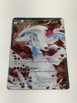 Pokemon TCG Reshiram RC22/RC25 Full Art Legendary Treasures Radiant Collection - Image 4