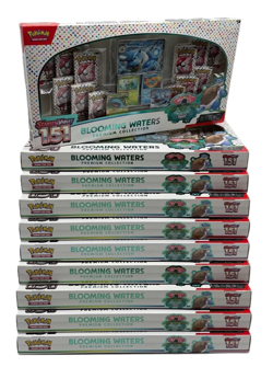 Lot of (10) Pokemon TCG Scarlet & Violet 151 Blooming Waters Premium Collection - Image 2