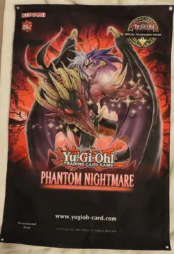 Yu-Gi-Oh! Phantom Nightmare Promotional Cloth Hanging Banner 36x24" - Image 1