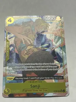 One Piece CCG Sanji ST29-004 Alt Art English SR - Image 1
