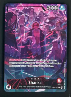 2025 One Piece 2nd Anniversary Promo Shanks #OP09-001 - Image 1