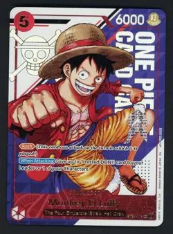 Monkey.D.Luffy ST21-014 3rd Anniversary Treasure Campaign Pack One Piece Promo - Image 1