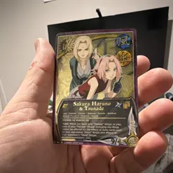 Bandai Naruto CCG Foil 1st Edition Card Lot Sakura, Tsunade, Sasori, Samui, Sai - Image 1