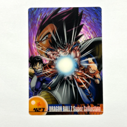 S3254 Vegeta Son Goku Gohan Dragon Ball Z x Morinaga Clear Card 427 - Image 1