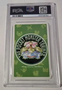 1996 POKEMON GREEN VERSION PLAYING CARDS 10 OF SPADES #148C DRAGONAIR PSA 9 - Image 2