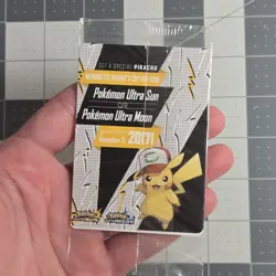 SEALED Ash’s Pikachu TCG SM108 2017 Promo Card Pokemon "I Choose You" Clean - Image 2