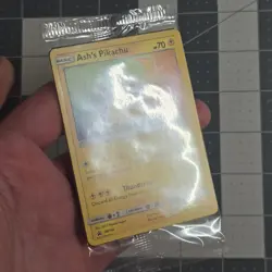 SEALED Ash’s Pikachu TCG SM108 2017 Promo Card Pokemon "I Choose You" Clean - Image 4