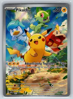 Pikachu 027 Sv: Scarlet & Violet Promo Cards Holo MP - Image 1
