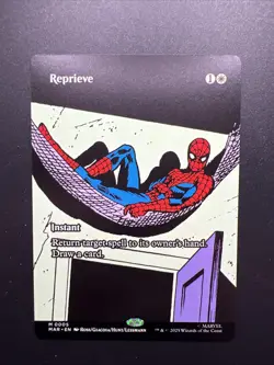 Spider-Man Magic the Gathering Reprieve #0005 Mythic Rare Showcase Card - Image 1