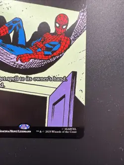 Spider-Man Magic the Gathering Reprieve #0005 Mythic Rare Showcase Card - Image 4