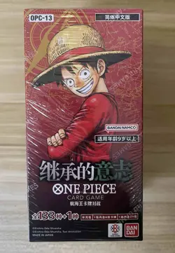 One Piece Card Game Chinese OPC-13 "Carrying On His Will" Booster Box Chinese - Image 1