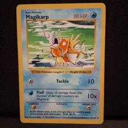 1999 Magikarp Pokemon Base Set Shadowless 35/102 Old Original 1st Year Card 35 - Image 1